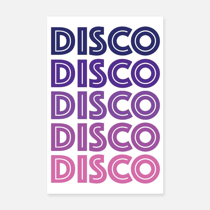 Disco Disco Disco Poster 20 x 30 cm