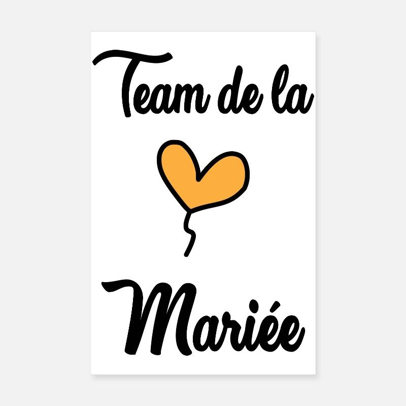 BRAUT-TEAM Poster 20x30 cm