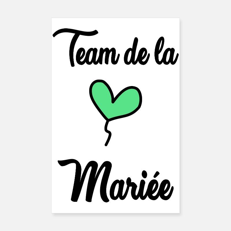 TEAM MARIEE Poster 20 x 30 cm