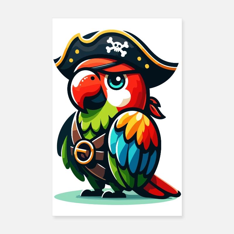 Pirate Polly: Der verwegene Krächzer Poster 20x30 cm