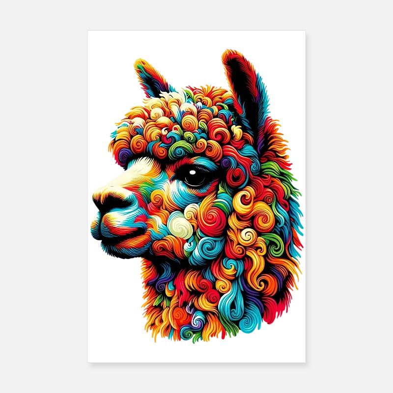Alpaga Poster 20 x 30 cm