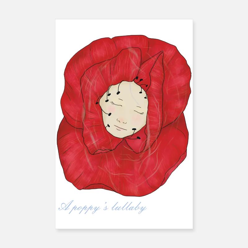 Ein einschläfernder Mohn Poster 20x30 cm