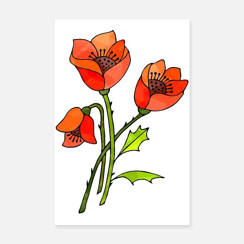 Fleur Poster 20 x 30 cm