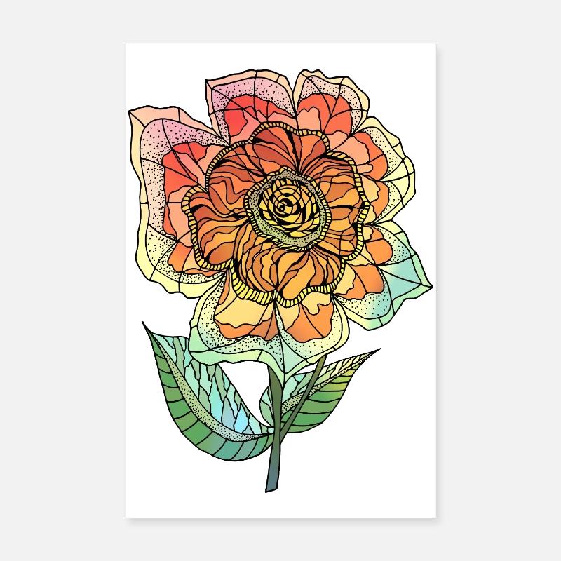 Fleur Poster 20 x 30 cm