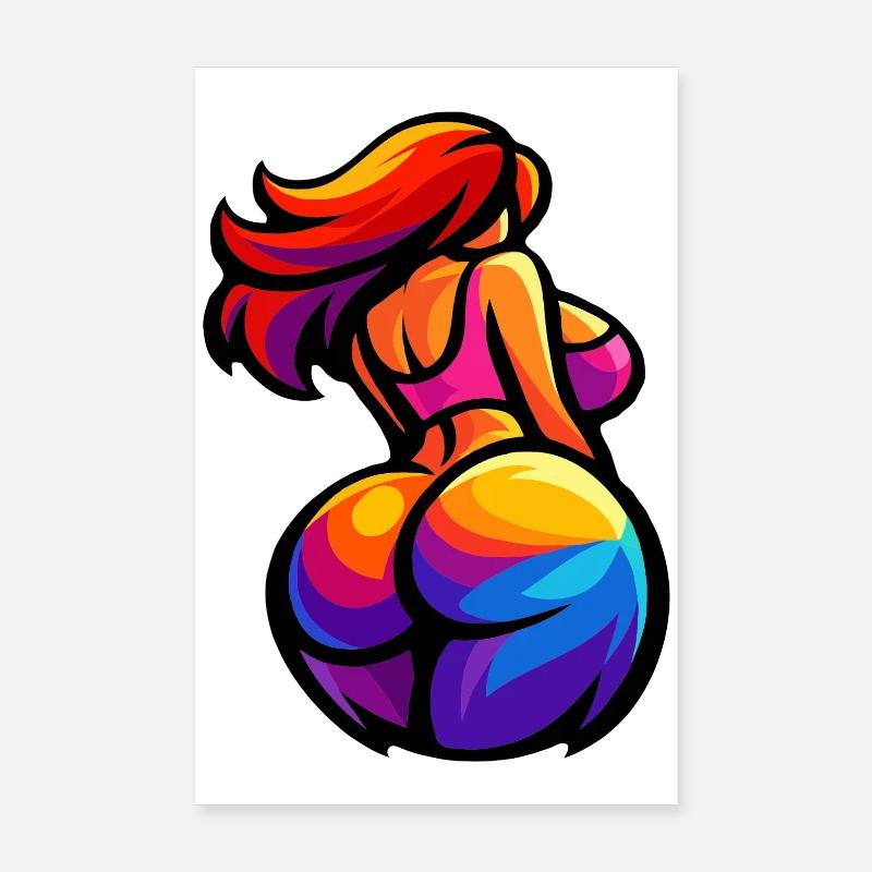 Female Forms Poster 8" x 12" (20x30 cm)