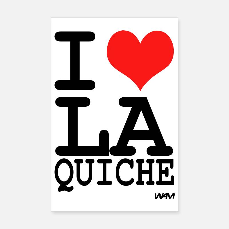 la quiche Poster 20x30 cm