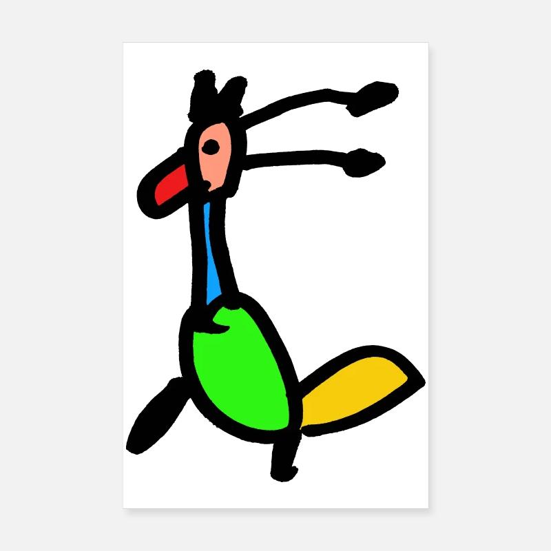 Oiseau de paradis Poster 20 x 30 cm