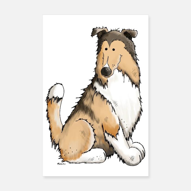 Colley Cleo - Poster 20 x 30 cm - blanc