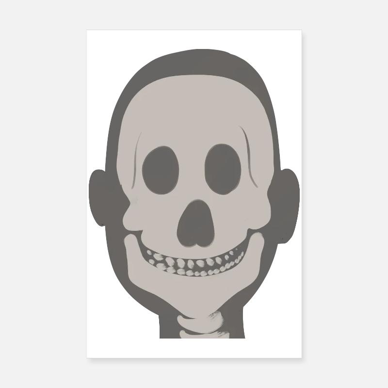 Friendly face in X-ray vision - Poster 8" x 12" (20x30 cm) - white
