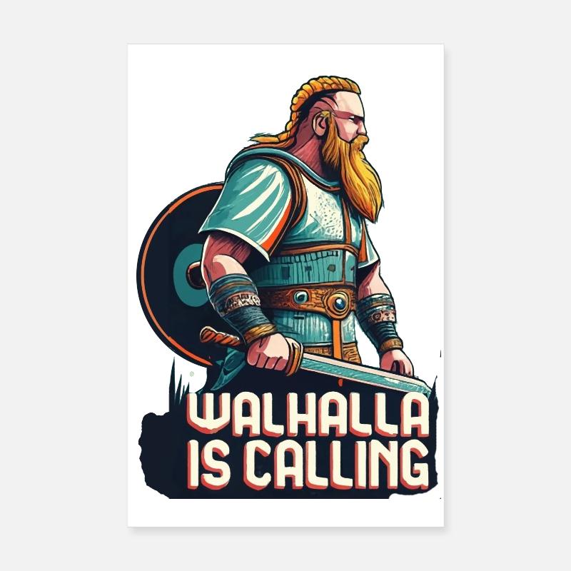 Walhalla ruft Poster 20x30 cm