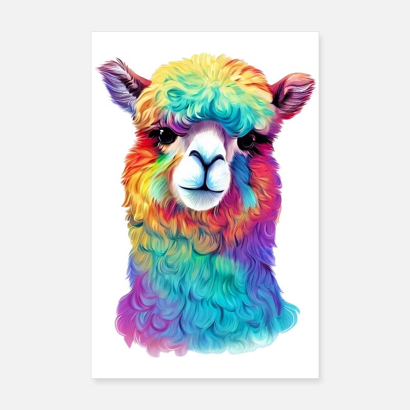 Alpaka Poster 20x30 cm