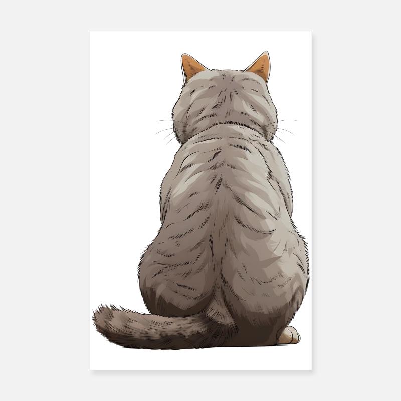 Britisch Kurzhaar Katze Poster 20x30 cm