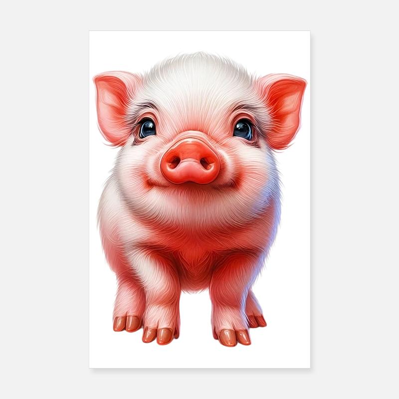 Ferkel-Ferkel Poster 20x30 cm