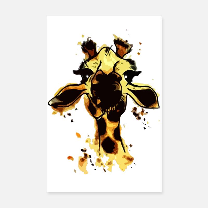 Giraffe Poster 20x30 cm