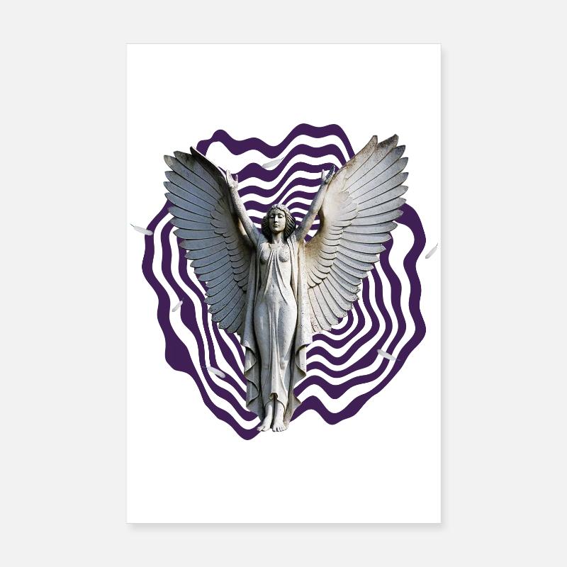 Gefallener Engel Poster 20x30 cm