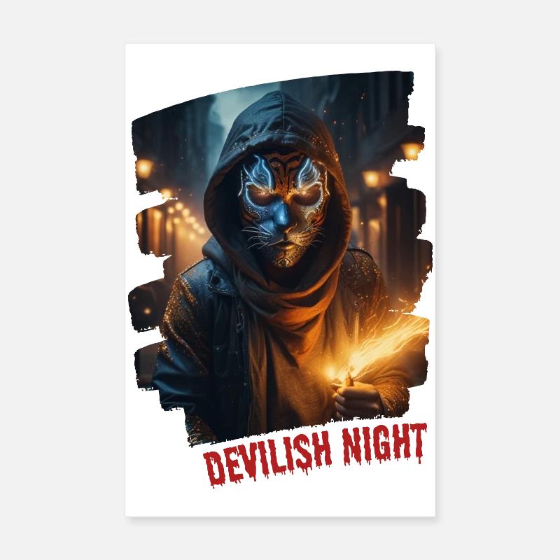 NUIT DIABOLIQUE Poster 20 x 30 cm