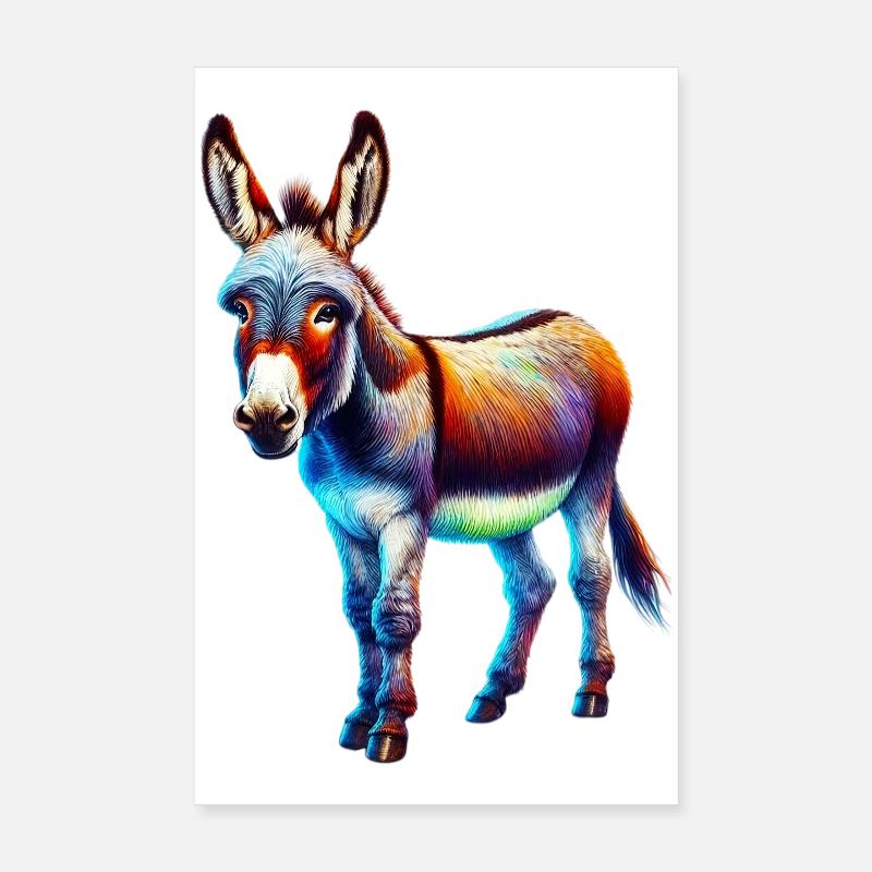 Mule âne Poster 20 x 30 cm