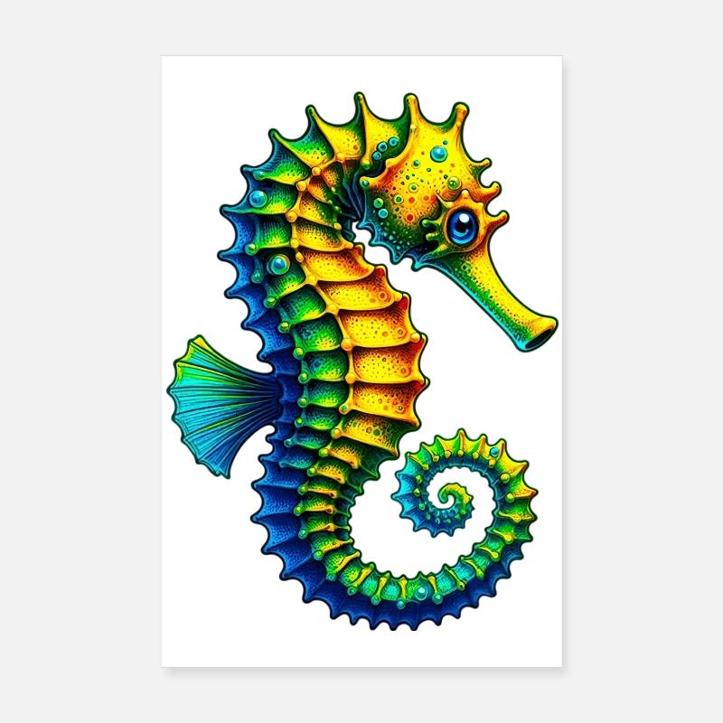 Hippocampe Poster 20 x 30 cm