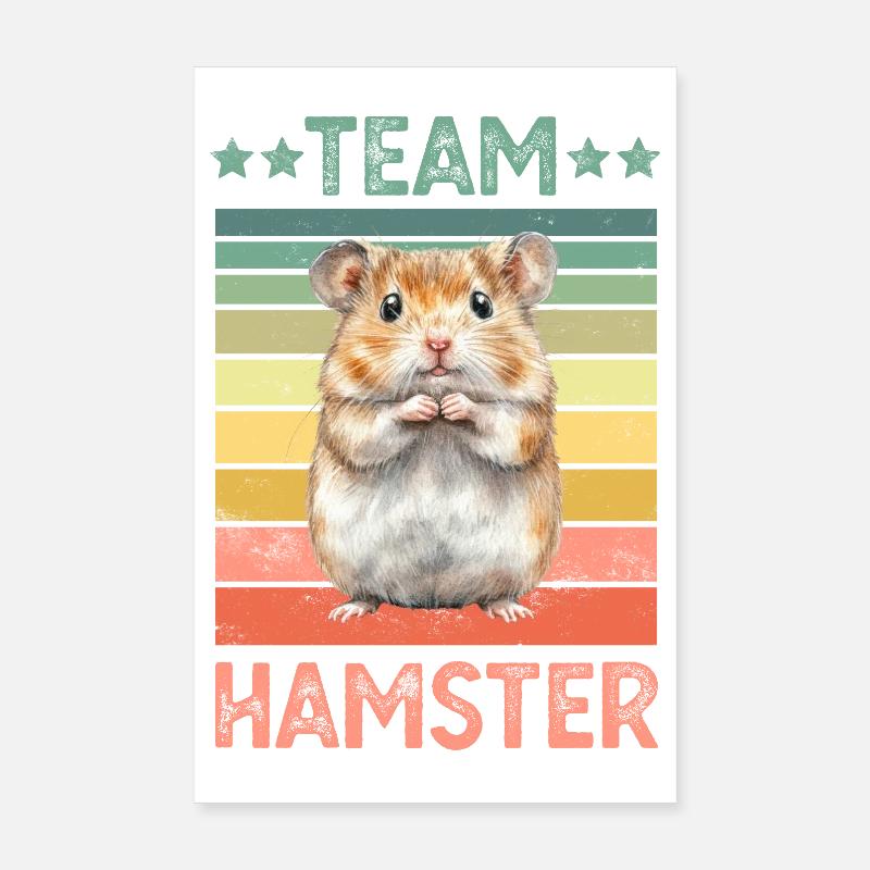 Hamster Poster 20x30 cm