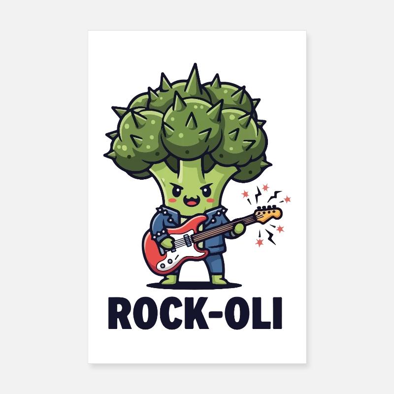 Brocco-Rocker Poster 8" x 12" (20x30 cm)