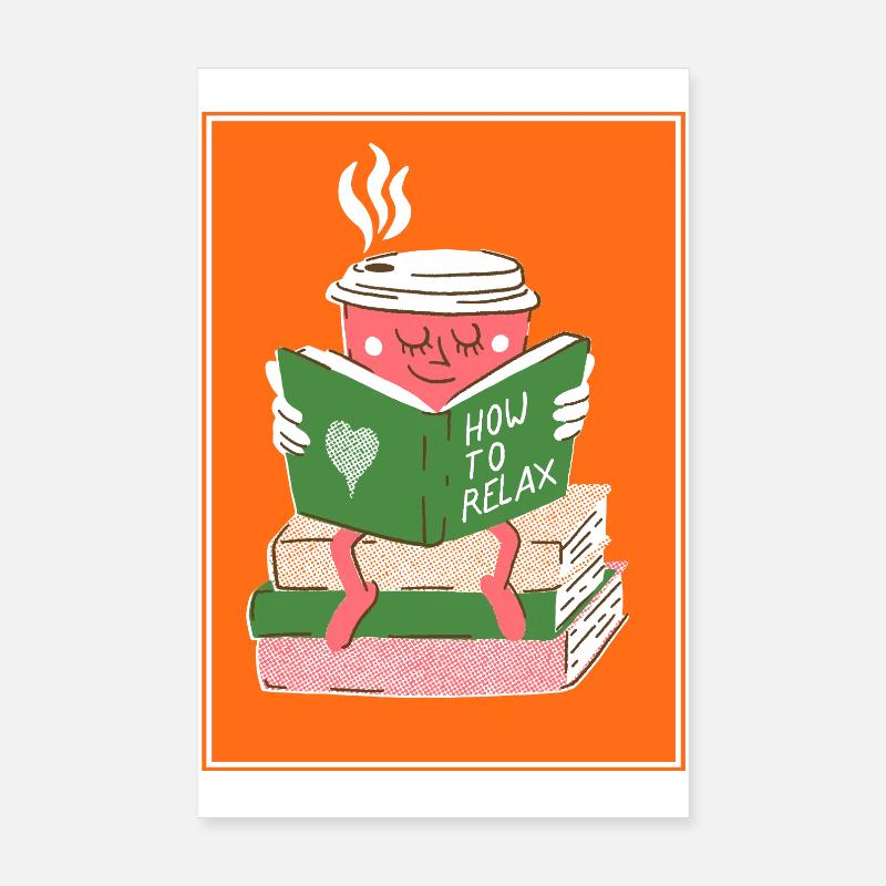 How to relax Poster 8" x 12" (20x30 cm)