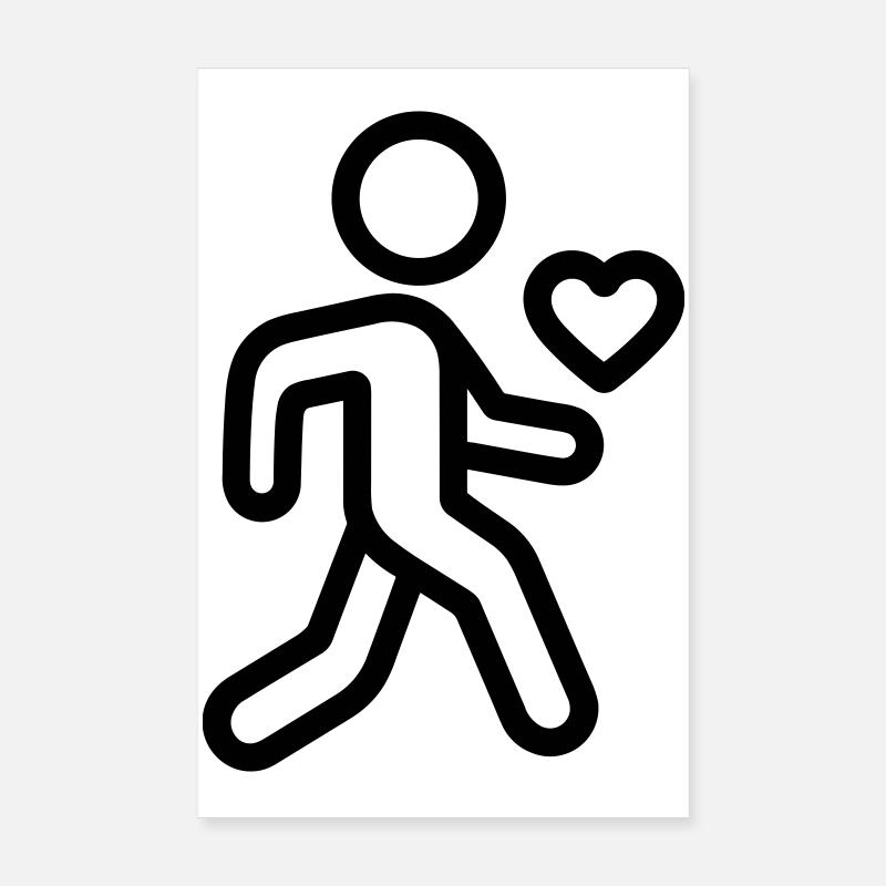 Gesunder Lebensstil Poster 20x30 cm