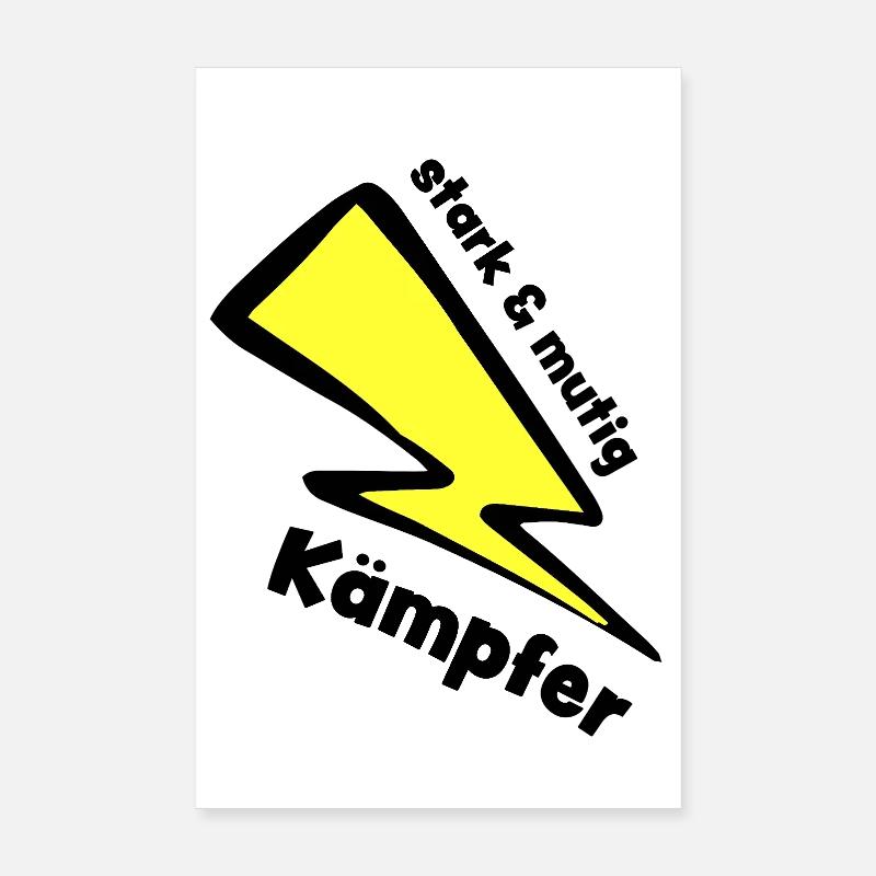 Fighter Poster 8" x 12" (20x30 cm)