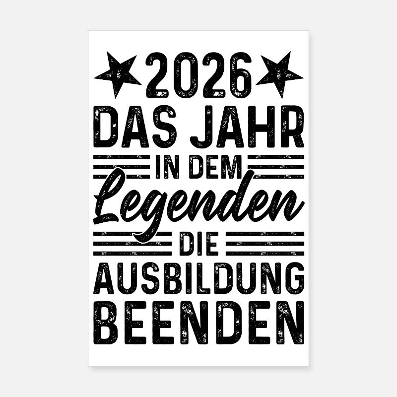2026 Year Legends Finish Education Poster 8" x 12" (20x30 cm)