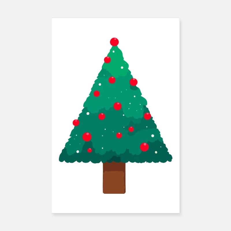 Arbre de Noël Poster 20 x 30 cm