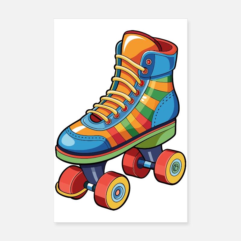 Patins à roulettes Poster 20 x 30 cm
