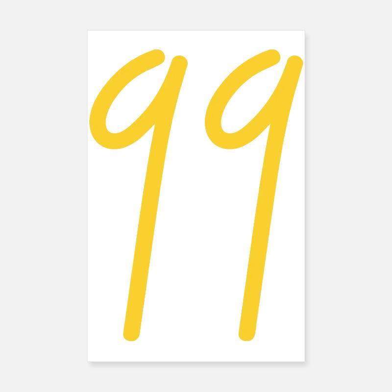 99 Poster 20 x 30 cm