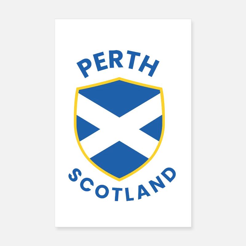 Blason du blason de Perth, Écosse Poster 20 x 30 cm