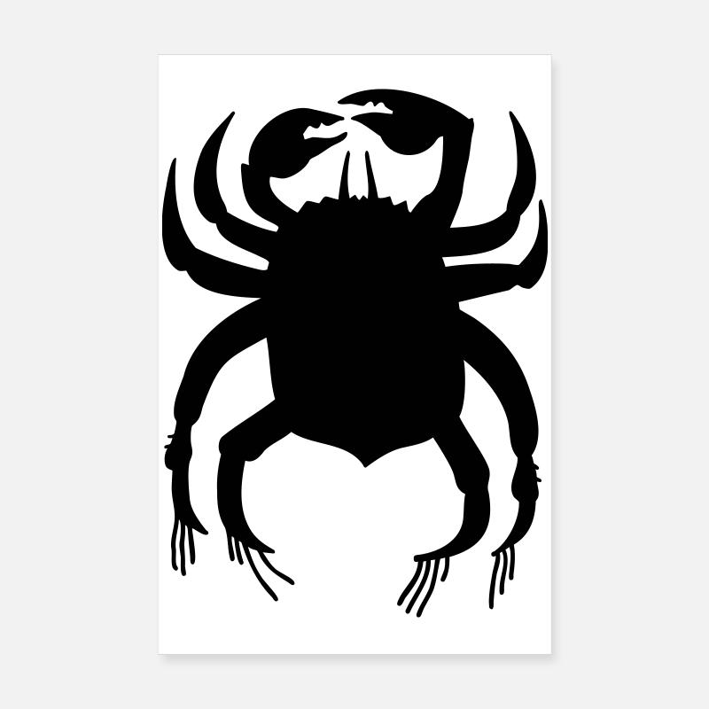 Krabbe Poster 20x30 cm