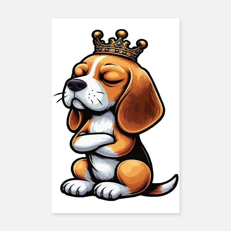 Beagle Beaglebesitzer Beaglehalter beaglehund Poster 20x30 cm