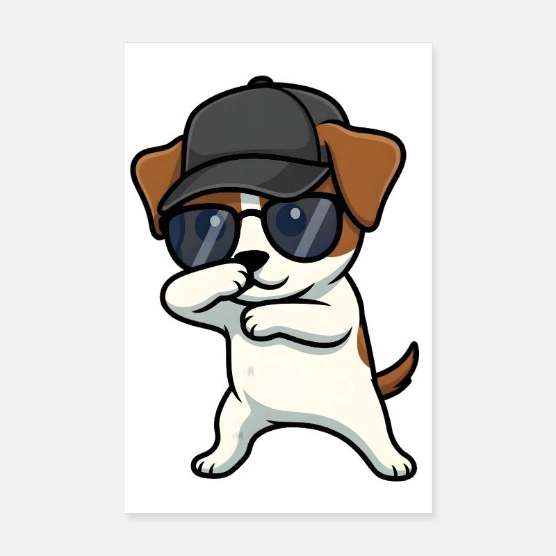 Dab du Jack Russel Terrier Poster 20 x 30 cm