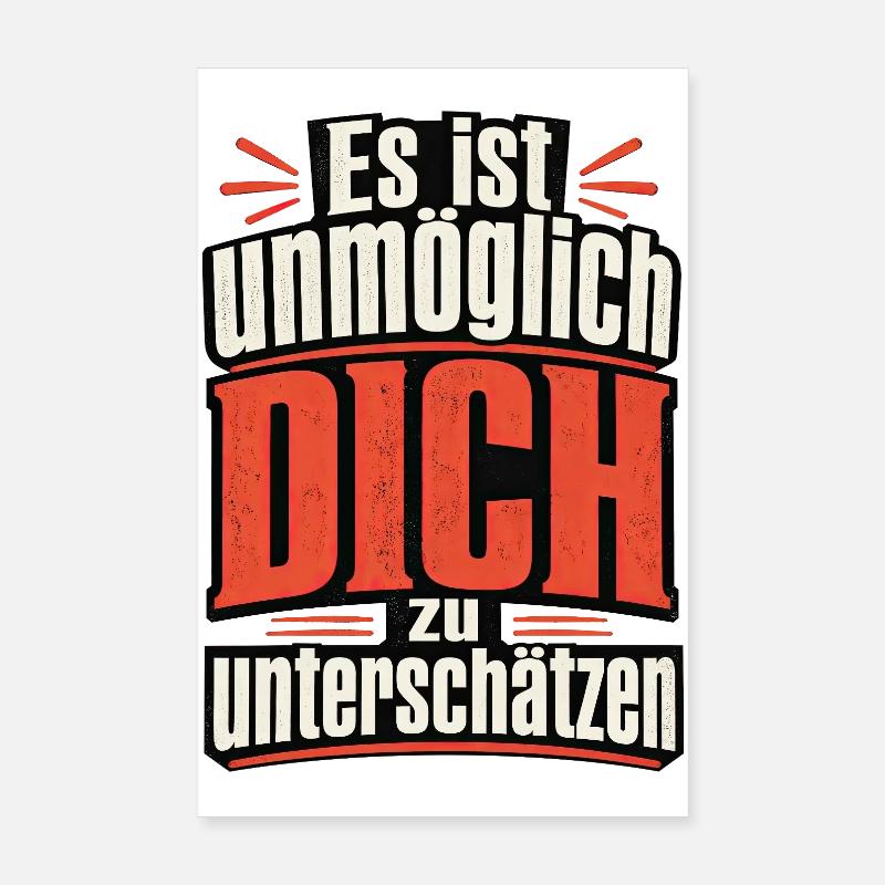 Unmöglich Poster 20x30 cm