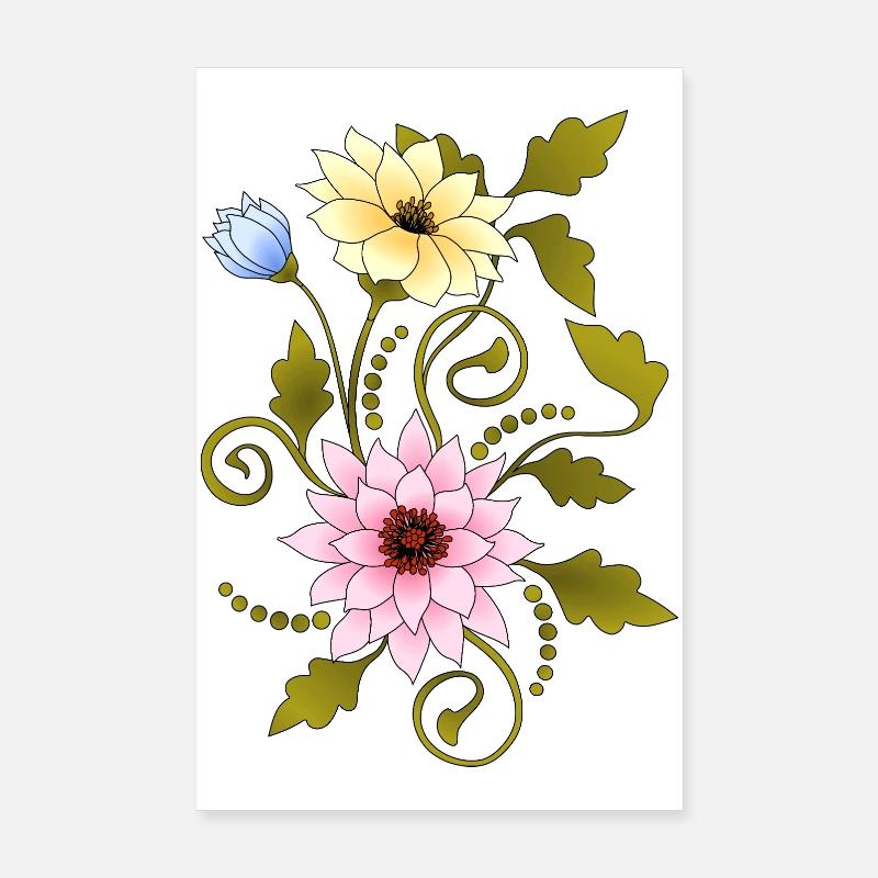 Fleur Poster 20 x 30 cm