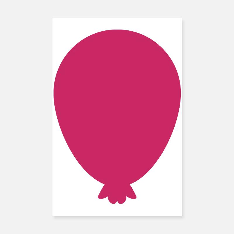Ballonform Poster 20x30 cm