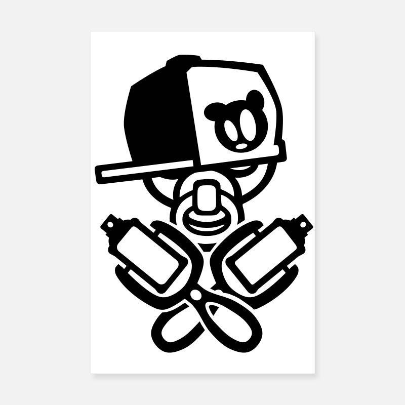 baby graffiti Poster 8" x 12" (20x30 cm)