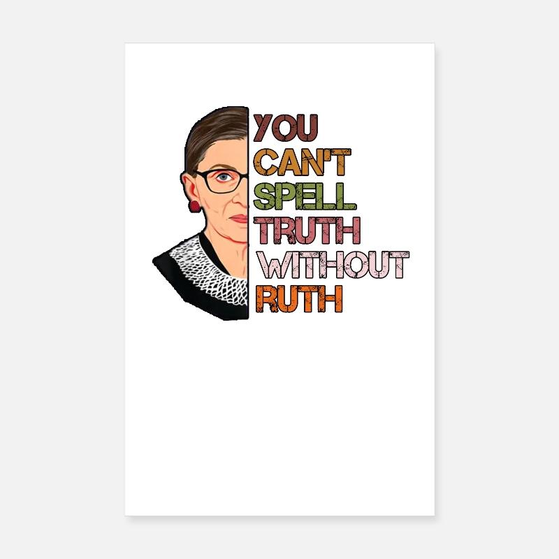 Truth Without Ruth Icon Poster 8" x 12" (20x30 cm)