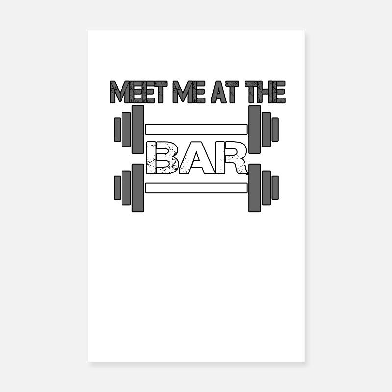 Retrouvez-moi au bar Poster 20 x 30 cm