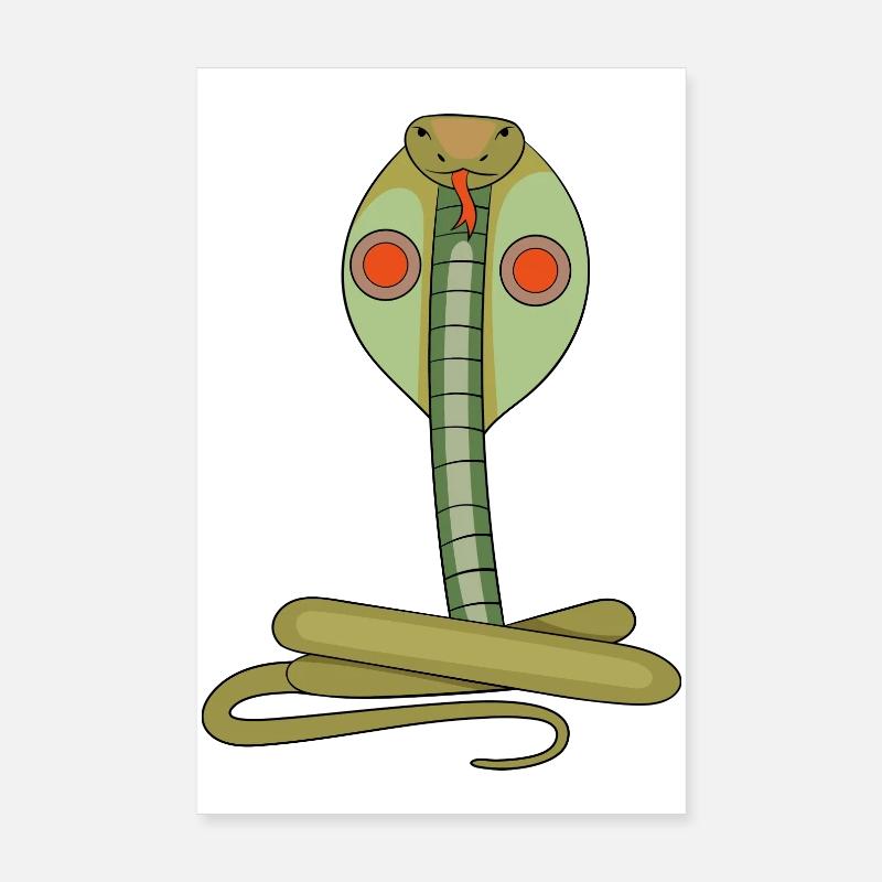 Snake Poster 8" x 12" (20x30 cm)