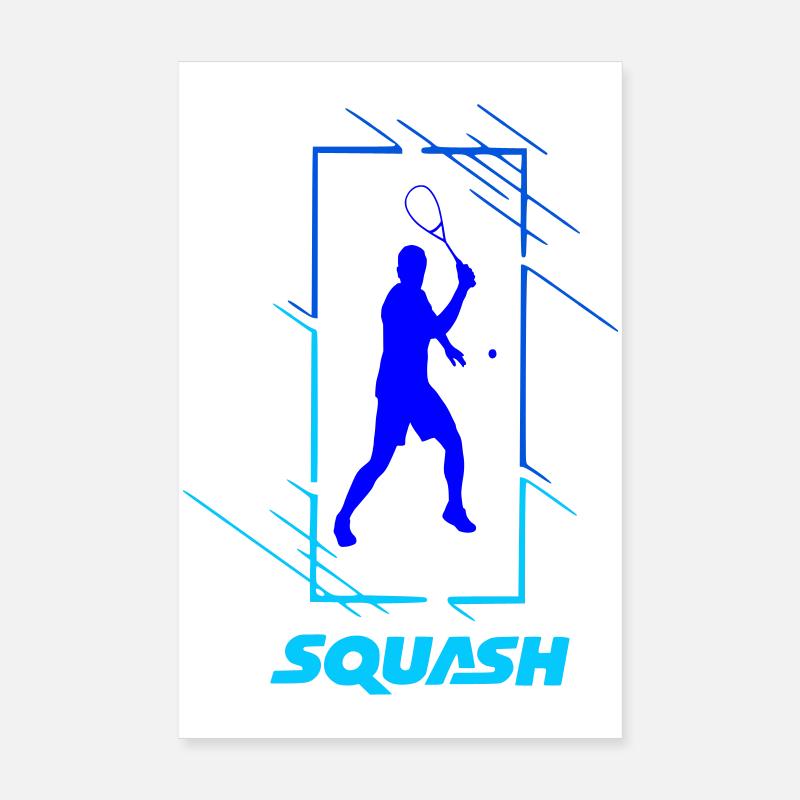 Squash Poster 20 x 30 cm