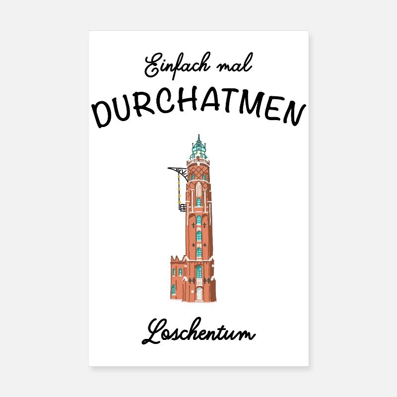 Bremerhaven, phare Loschenturm Poster 20 x 30 cm