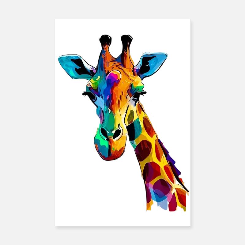 Girafe Poster 20 x 30 cm