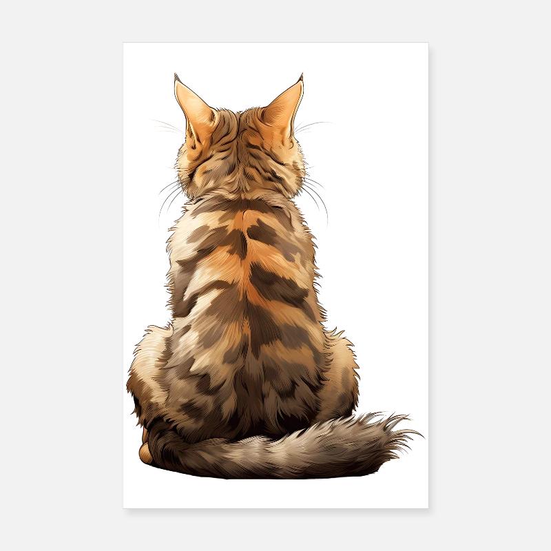 Chat Bobtail d’Amérique Poster 20 x 30 cm