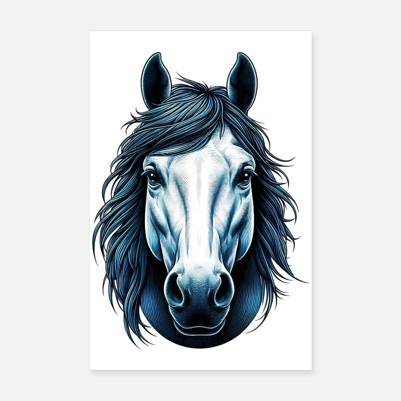 Cheval Poster 20 x 30 cm