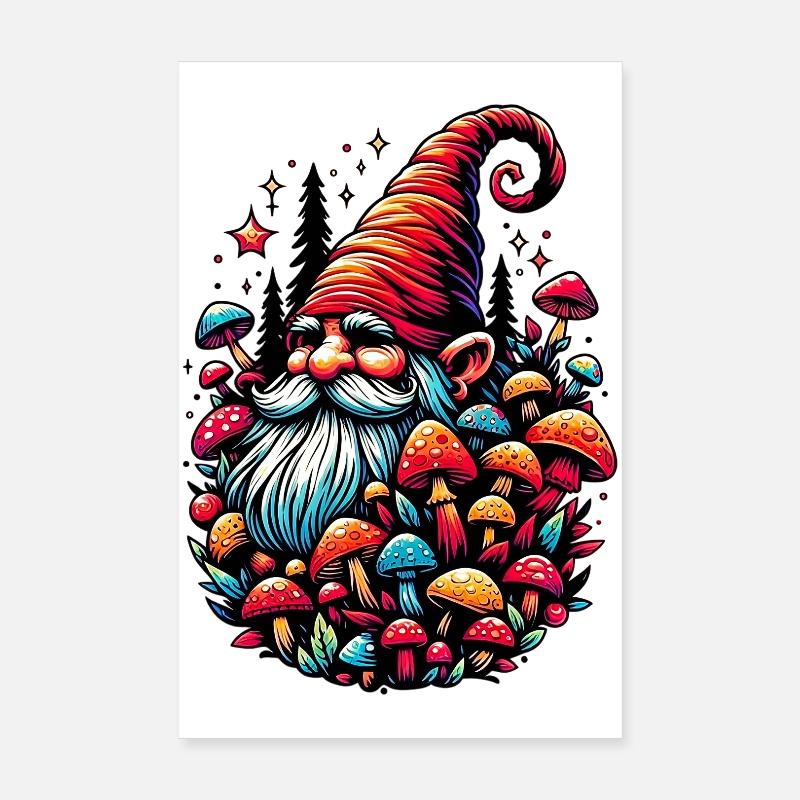 Gnome Poster 20 x 30 cm