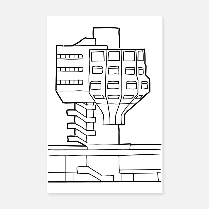 Bierpinsel in Steglitz Poster 8" x 12" (20x30 cm)