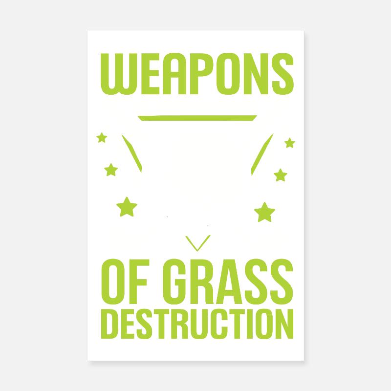 Golf - Armes de destruction de l’herbe Poster 20 x 30 cm